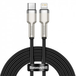 Baseus Cafule USB-C till Lightning datakabel, PD, 20W, 2m, svart