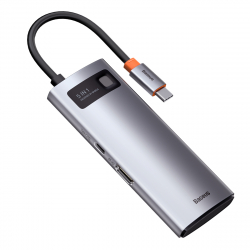Baseus Metal Gleam 5-i-1 USB-C hubb, 3xUSB3.0, HDMI, 5Gbps
