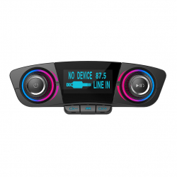 FM-sändare med Bluetooth-handsfree och billaddare, A2DP
