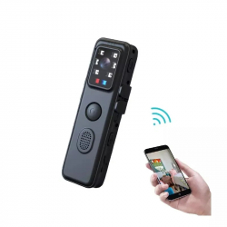 Kroppsburen kamera för ordningsvakter, Wifi, 1080P, 30 FPS