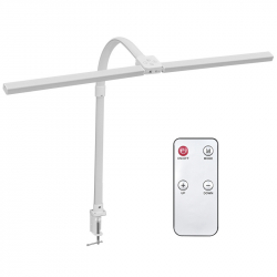 Böjbar kontorslampa med 25 olika ljuslägen, LED, 1000lm, vit