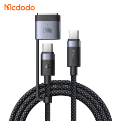 McDodo CA-0140, USB-C to USB-C+MagSafe3 kabel, 140W, 2m