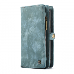 CaseMe plånboksfodral med magnetskal till iPhone XS Max, blå