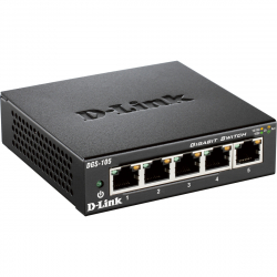 D-Link 5-portar Gigabit Ethernet switch, 10/100/1000mbps