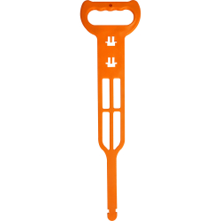 Deltaco kabelhängare för förlängningskablar, nylon 66, orange
