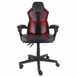 Deltaco Gaming DC220 Gamingstol med LED-belysning, svart