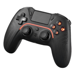 Deltaco Gaming Trådlös PS4/PC/Android/iOS-handkontroll, svart