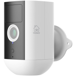 Deltaco Smart Home batteridriven WiFi-kamera, IP54, 2MP, vit