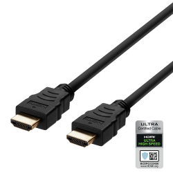 DELTACO ULTRA High Speed HDMI-kabel, 48Gbps, 5m, svart