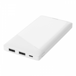 Deltaco Powerbank med 2xUSB-A, 10.000mAh