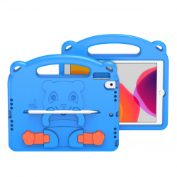 DUX DUCIS Panda barnfodral ställ, iPad 10.2 (2019-2021), blå