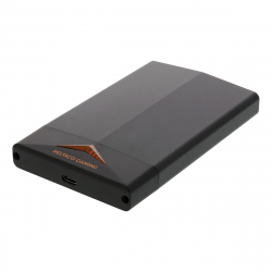 Deltaco gaming, 2.5tum Sata HDD/SSD kabinett, LED, svart