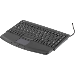 Deltaco minitangentbord med touchpad svart, USB