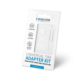 Forever SIM adapter-kit, vit