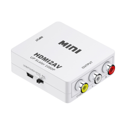 HDMI till AV Konverter, 1080p, vit