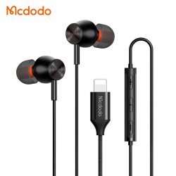 McDodo HP-348 Crystal In Ear-hörlurar med Lightning-kontakt,1.2m