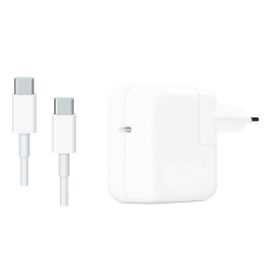 Laddare till MacBook, iPad och iPhone, 30W med USB-C kabel