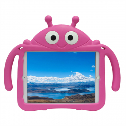 Nyckelpiga barnfodral, iPad 10.2 / Pro 10.5 / Air 3, rosa