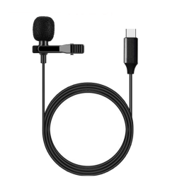 Lavalier-mikrofon/mygga för Samsung-enheter, USB-C, 10V