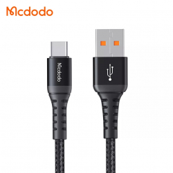 McDodo CA-227 USB-C-kabel, QC4.0, 3A, 0.2m, svart