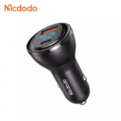 McDodo CC-5670 USB+USB-C Billaddare med LED-display, 95W, 5A