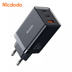 McDodo CH-1540 USB+USB-C GaN 5 Pro väggladdare, 67W, svart