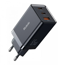 McDodo CH-1540 USB+USB-C GaN 5 Pro väggladdare, 67W, svart