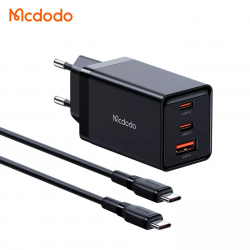 McDodo CH-1542 GaN 5 Pro väggladdade med USB-C kabel, 65W