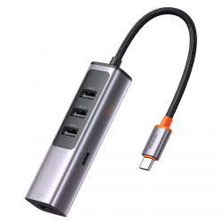 McDodo HU-112 USB-C hubb, 4xUSB3.0+USB-C, PD, 100W