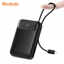 McDodo MC-3253 USB+USB-C powerbank med ögla, 10 000mAh