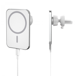 Mini trådlös billaddare till iPhones, 15W