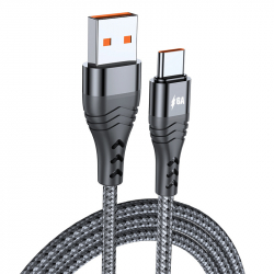 USB-A till USB-C kabel, 66W, 6A, 1m