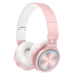 PICUN B12 Trådlösa On Ear Bluetooth-hörlurar, 300mAh, rosa
