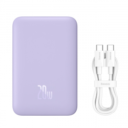 Baseus PPCX070005 magnetisk powerbank med ställ, USB-C, 5800mAh