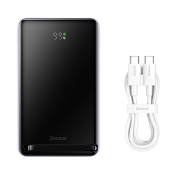 Baseus PPCXZ10 magnetisk powerbank med ställ, 10000mAh