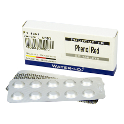 PoolLab Testtabletter Fenol Röd pH, 50st