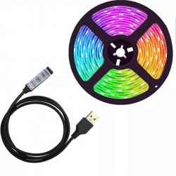Smart RGB LED-slinga med justerbar ljusstyrka, 7W, 5m
