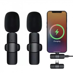 Trådlös lavalier-mikrofon med USB-C-kontakt, 60mAh