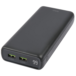 2xUSB+USB-C powerbank, PD 60W, 20 000mAh