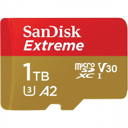 1TB SanDisk Extreme MicroSDXC,160MB/s A2