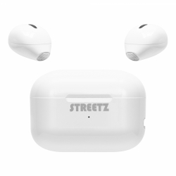 STREETZ Mini trådlösa In-Ear hörlurar, TWS, vit