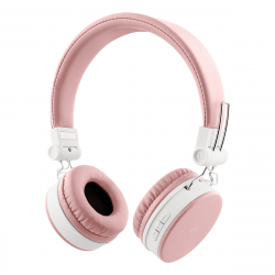 STREETZ Vikbart On Ear-hörlurar, Bluetooth, 3.5 mm, rosa