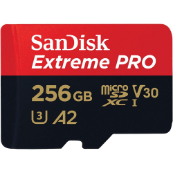 256GB SanDisk Extreme Pro MicroSDXC 170MB/s A2