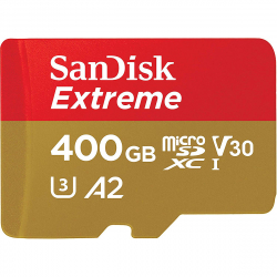 400GB SanDisk Extreme MicroSDXC,160MB/s A2