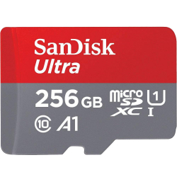 256GB SanDisk Ultra MicroSDXC 120MB/s A1