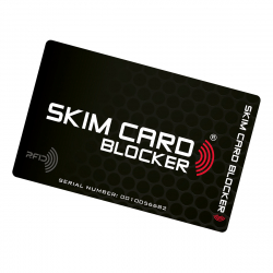 Skim Card Blocker för skydd mot skimmare och hackare, trådlös