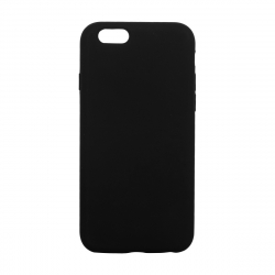 Soft Touch Silikonskal till iPhone 6/6S, svart