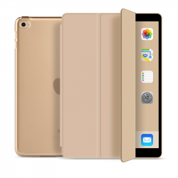Läderfodral med ställ, iPad Air 10.9, guld