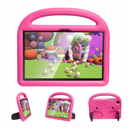 Barnfodral med ställ, Samsung Tab A7 10.4 (2020), rosa