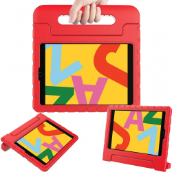 Stöttåligt barnfodral, iPad 10.2 / Pro 10.5 / Air 3 10.5, röd